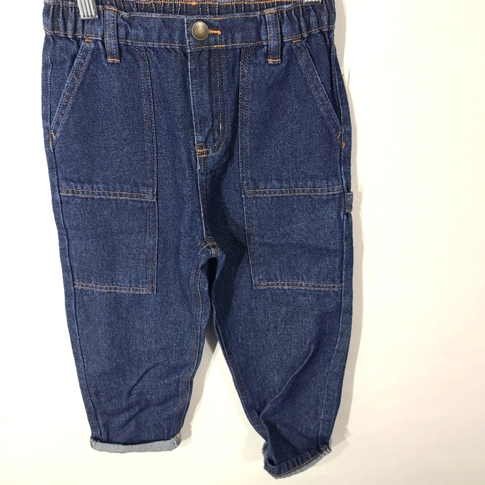 NWT 365 Kids from Garanimals Size 5 Carpenter Pants Dark Wash Jeans